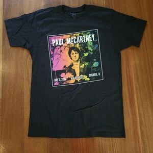 NWOT Paul McCartney Lollapalooza 2015 Chicago Concert T-Shirt Adult Size Large